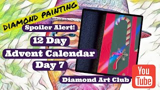 Unboxing Diamond Art Club 2024 Advent Calendar Day 7  Spoiler Alert [upl. by Yekram]