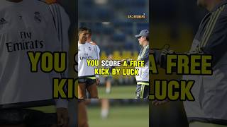 Ronaldo didnt know how to take a free kick he scored all of them by luck 😂😂 shorts [upl. by Aerdnuahs]