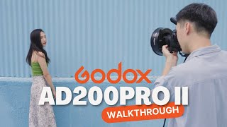 Godox AD200Pro II  New Features Walkthrough [upl. by Elitnahc]