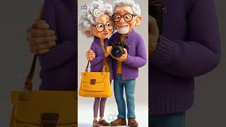 An elderly couple rendered in a charmingly musicgenre imaginedragons music concert live 1m [upl. by Eigram104]