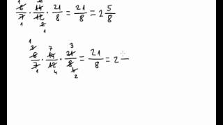 Množenje razlomaka  07  više faktora [upl. by Anisah]
