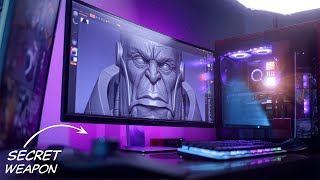 The ULTIMATE 3D Artist Desk Setup amp Workspace Tour  2023 [upl. by Monto369]