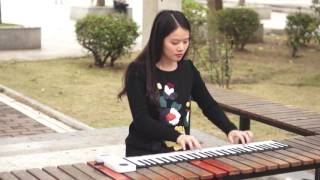 konix roll up piano playing video by pu88 [upl. by Rosaleen]