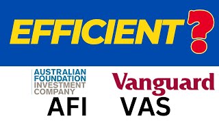 AFI vs VAS Which is more Tax Efficient in Australia [upl. by Atteuqaj320]