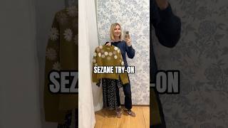 Sezane tryon haul review at the San Francisco store fashion sezane fashionhaul shopwithme ootd [upl. by Eimar84]