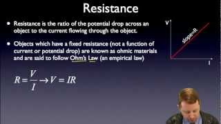 AP Physics C  Resistors and Resistance [upl. by Rapp]