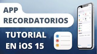 Cómo usar la APP de RECORDATORIOS en iPHONE 💡📲 [upl. by Telfore]