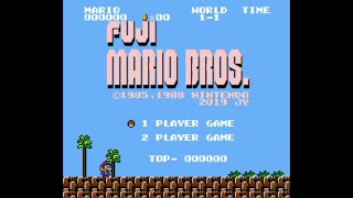 SMB Hack Longplay  Fuji Mario Bros [upl. by Itaws337]