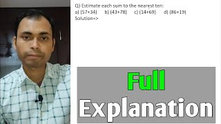 Estimate each sum to the nearest ten  How to estimate sum to the nearest ten [upl. by Attiuqahs]