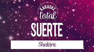 Suerte  Shakira  Karaoke con coros [upl. by Drawoh]