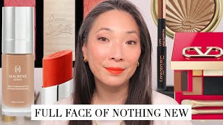 FULL FACE OF NOTHING NEW  Byredo  Sisley  Valentino [upl. by Chastain]