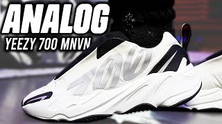 Yeezy 700 MNVN Analog Laceless Review and On Foot in 4K [upl. by Gardia]