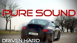 PORSCHE 911 997 Carrera S PURE SOUND Driving Hard [upl. by Arikal434]