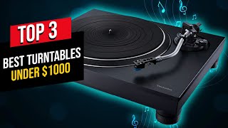 3 BEST Turntables Available On The Market 2023 For Under 1000 [upl. by Hsu]