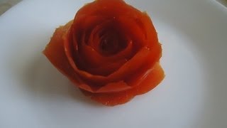 Como hacer rosas de Jitomate [upl. by Caves589]