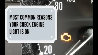 Most Common Reasons Your Check Engine Light Is On [upl. by Arat]