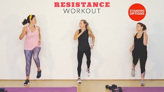 Low impact resistance workout  standing options [upl. by Maloney839]