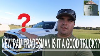 NEW 2020 RAM 2500 TRADESMEN 64 HEMI REVIEW [upl. by Eilama468]