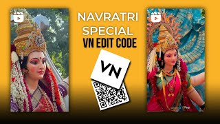 Navratri Utsav Special  Vn Template  VN edit  VN QR code [upl. by Landel366]