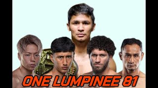 ONE LUMPINEE 81 onelumpinee onechampionship มวย มวยไทย ซุปเปอร์บอน โจณัฐวุฒิ nabil nabati [upl. by Acim]