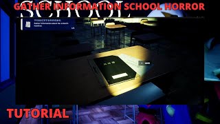 How to complete Gather information about the schools mystery School Horror Fortnite TUTORIAL [upl. by Soilissav]