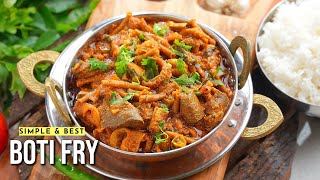 బెస్ట్ బోటి కూరకి కేరాఫ్ అడ్రెస్స్ ఈ రెసిపీ  Boti Curry Recipe  Boti Fry  Goat Intestine Gravy [upl. by Ahsiugal]