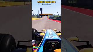 Legendary 2006 F1 Renault R26 on US GP  f1 formula1 usgp renault fernandoalonso [upl. by Assirehc]