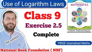 Class 9 Exercise 25 NBF Maths national book foundation Maths Ex 25 federal board Maths FBISE Math [upl. by Vasya]