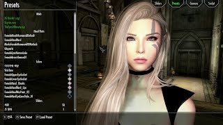 Khinara Jade RaceMenu Preset Anniversary Edition Skyrim Mod 스카이림 모드 예쁜얼굴 [upl. by Kcirttap777]