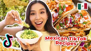 I Tried Viral Mexican TikTok Recipes 🌮🇲🇽 [upl. by Eilyr933]