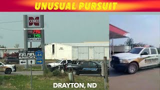 EXCLUSIVE Unusual Pursuit Captured On Video In Drayton North Dakota [upl. by Ycrep]