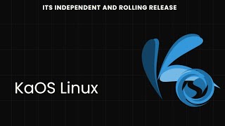 KaOS Linux  It is an independent and KDE users dream [upl. by Cirtap]