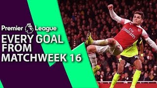 Every goal from Premier League Matchweek 16  NBC Sports [upl. by Gereld939]