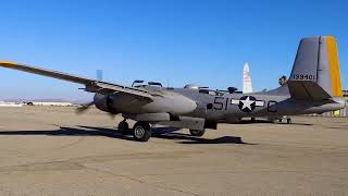 Douglas A26B Invader at Aero Trader at Chino Airport on 7112023 [upl. by Feer648]