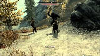 Skyrim Funny Moments  Tales Of A Noob [upl. by Shalne]