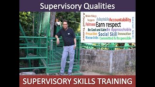 Supervisory Skills Training  Supervisory Qualities [upl. by Billat]