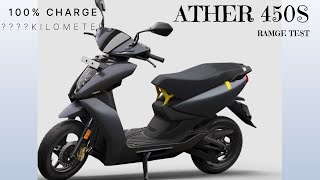 Kitna chalegi On Full Charge Ather 450s Ather Electric scooter ather atherelectricscooter [upl. by Anerrol]