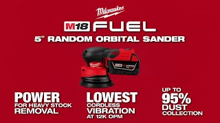 M18­ FUEL™ 5quot Random Orbital Sander [upl. by Saylor]