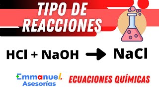 REACCIONES Químicas Hallar los Reactivos y Productos Ecuación Química [upl. by Enrobso]