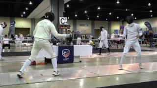 Adam Maczik v Joseph Rafidi T64 Div 1 Mens Epee December NAC 2016  Incomplete [upl. by Ialohcin845]