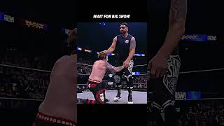 Satnam Singh Takes Down Everyone Except Big Show 🔥 wwe aew shorts [upl. by Jorgensen]