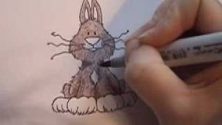 How To Render Fur With Copic Markers with Crissy Armstrong [upl. by Drofnelg]