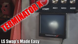 HOLLEY TERMINATOR X INSTALL ON TWIN TURBO LS SWAP MUSTANG [upl. by Freiman]