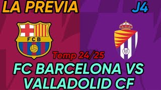 FC BARCELONA VS VALLADOLID CFLA PREVIA [upl. by Idnahr]