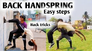 how to back handspring tutorial in hindi  easy steps back handspring tutorial  tubu Michael [upl. by Beaver553]