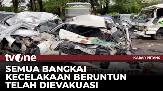 Penampakan Mobil Korban Kecelakaan Tol Cipularang yang Hancur Lebur  Kabar Petang tvOne [upl. by Tadashi288]