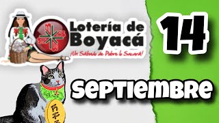 Resultado LOTERIA DE BOYACA Sabado 14 de Septiembre de 2024 [upl. by Evelina]