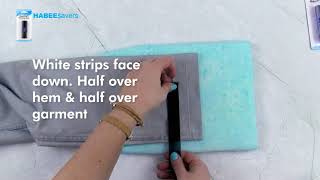 Hemming amp Mending Tape Tutorial  Habee Savers [upl. by Post]