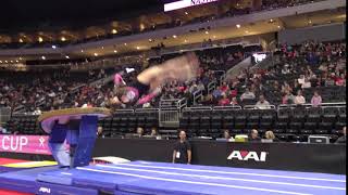 Katherine LeVasseur  Vault – 2020 Nastia Liukin Cup [upl. by Aitital]