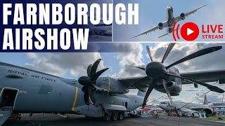 LIVE  Farnborough International Airshow 2024 [upl. by Kimmel]